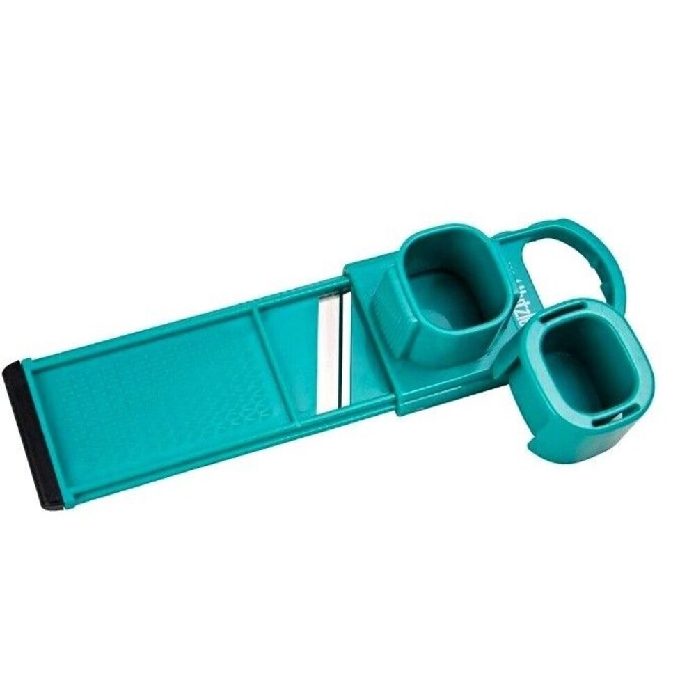 Hutzler Garlic Slicer/Grater Vegetable Slicer Easy Clean Plastic Green